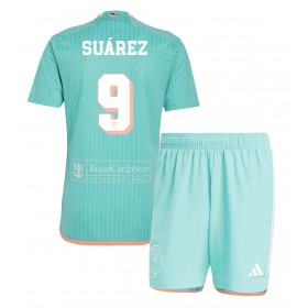 Inter Miami Luis Suarez #9 Tredje skjorte til barn 2024-25 Kortermet (+ korte bukser)